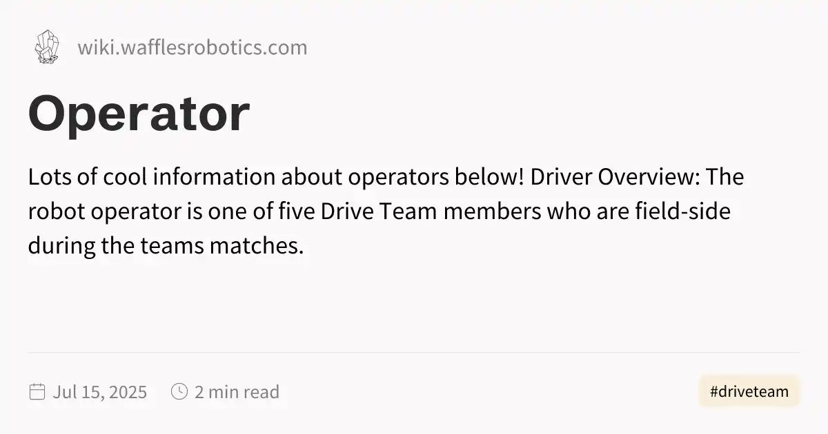 Componenta Operator Operator